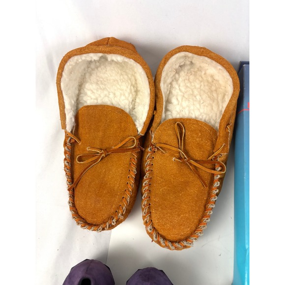 Women's Shoe Lot Size 7.5–10 Vintage Flats Slippers ESPRIT Bass Leather - Picture 6 of 16